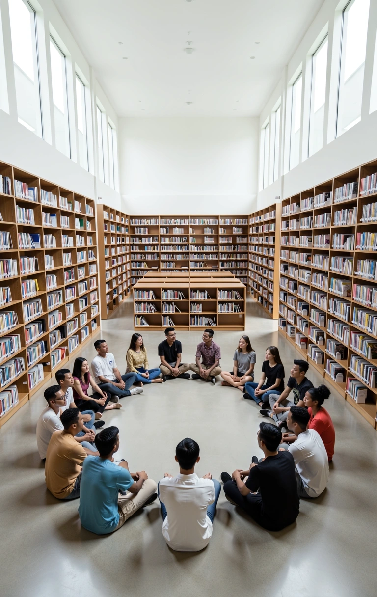 The Xafinavv community in a library setting